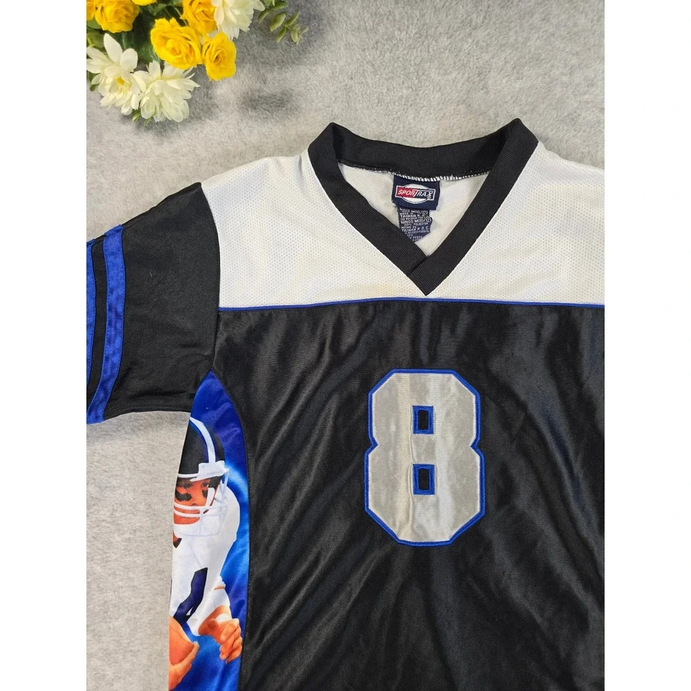 Sportrax Boys Football Jersey Number 8 Vintage Y2K Boys‎ Size M 10/12